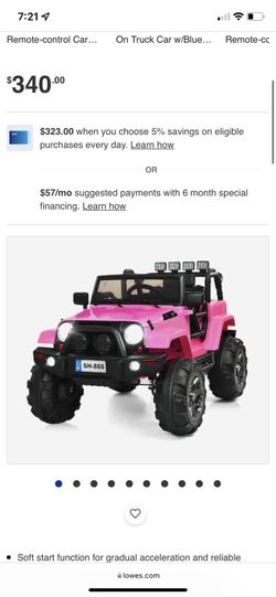 Pink 12V Jeep