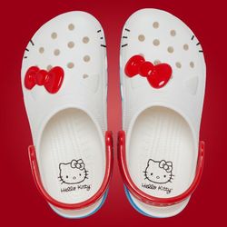 Womens hello kitty crocs