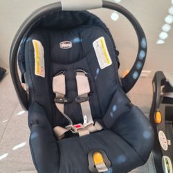 Chicco Car Seat & 2 Bases $55