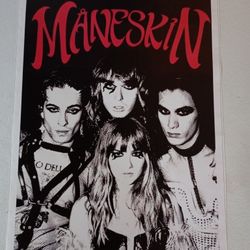 Maneskin US Tour Album Cover Canvas Rock Band Poster Wall Art Room Aesthetic 