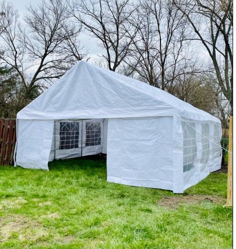 NEW! ONLY SALE! CREDIT CARD OK! PARTY TENT SIZE 20X20 HEAVY-DUTY