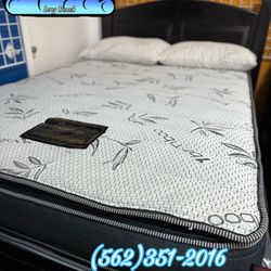 Queen Double Sided Mattress And Box Spring Bed Set New Cama