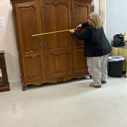 Real Wood Armoire No Veener Actual Wood