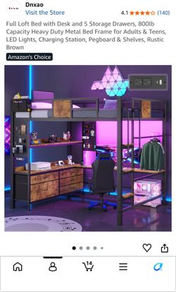 Full loft bed