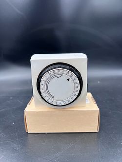Chicago Electric 40148 24-Hour Lamp Appliance Timer 2 Outlet 125V 15A