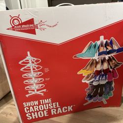 Spinning Display Shoe Rack