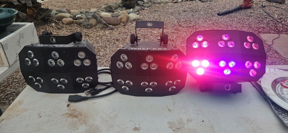 DJ Lights Set Of 3 