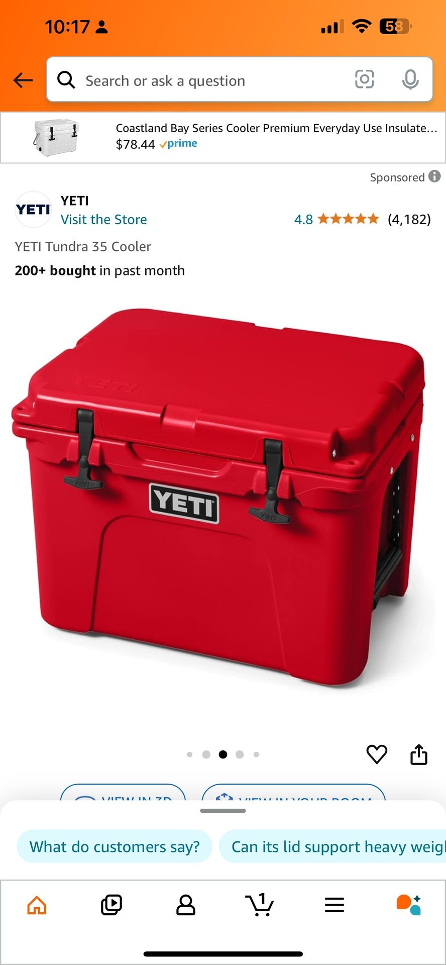 Yeti Tundra 35 Cooler