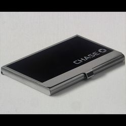 Official Chase Stainless Steel Card Holder / Slim Wallet