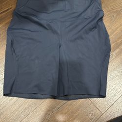 Navy lululemon Biker shorts 