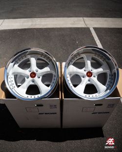 18 Work VSKF 18x10 18x11 White 240sx 370z s14 s13