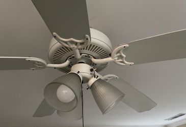 Ceiling Fan In White
