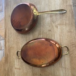Vintage Copper Pans