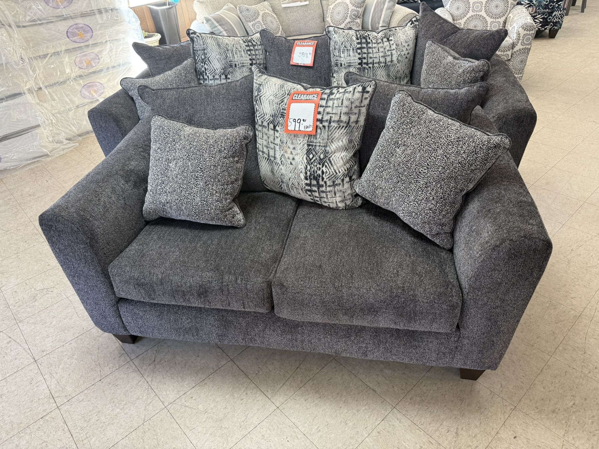 Couch and loveseat for $1200 brand new
