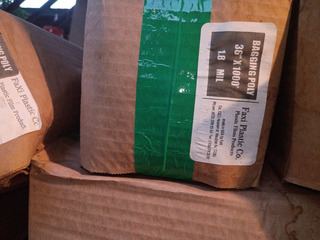 Bagging Poly 1.8 Mil 36 Inch By 1000 Ft