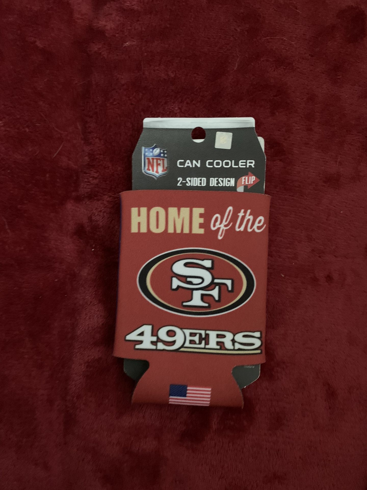 San Francisco 49ers WinCraft 12oz. Patriotic Can Cooler