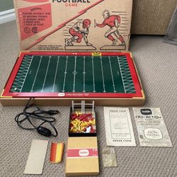 Football Game Electric Never Used, Original Owner Vintage 1961