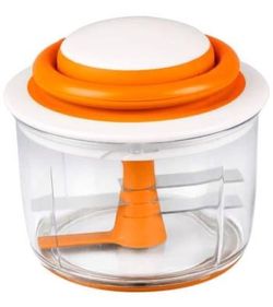 Boon Mush Manual Baby Food Processor, Tangerine