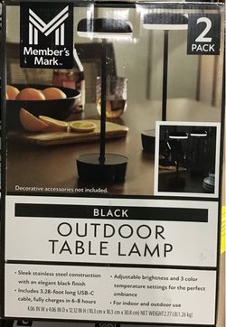 Outdoor Table Lamp