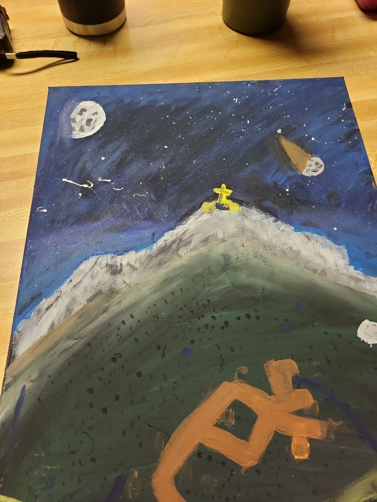 Village Of Christ Painting