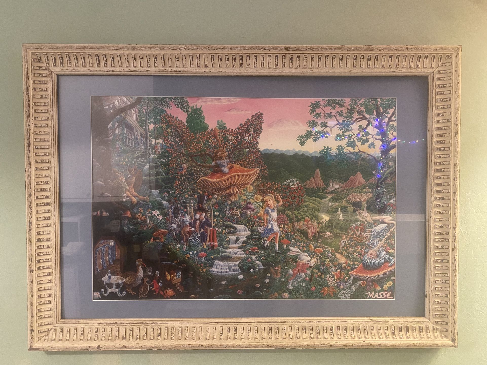 Masse Print In Beautiful Frame 28 1/2” x 40 1/2”