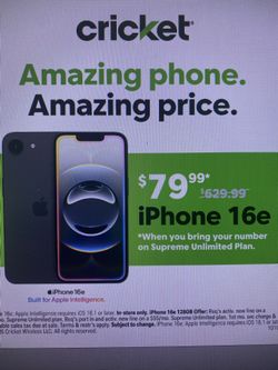 iPhone 16e $79.99 When You Switch