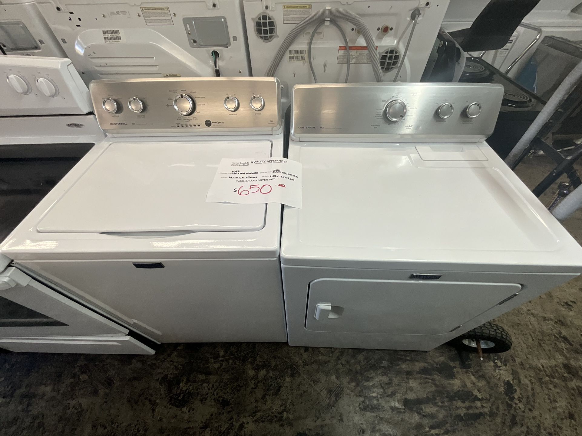 Maytag Washer And Dryer Set