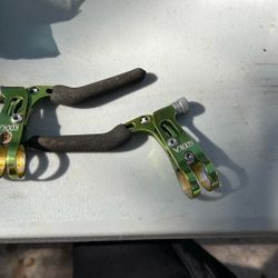 Green Kooka MTB Brake Levers Vintage Super Rare , Made In Australia 