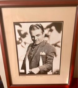 Vintage James Cagney 'Mr. Tough Guy' Framed Photo - COA 1931