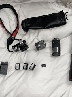 Sony Alpha 5N With 4 Lenses And Extras