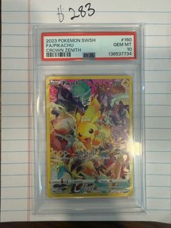 PSA 10 Pikachu Full Art Crown Zenith #160/159