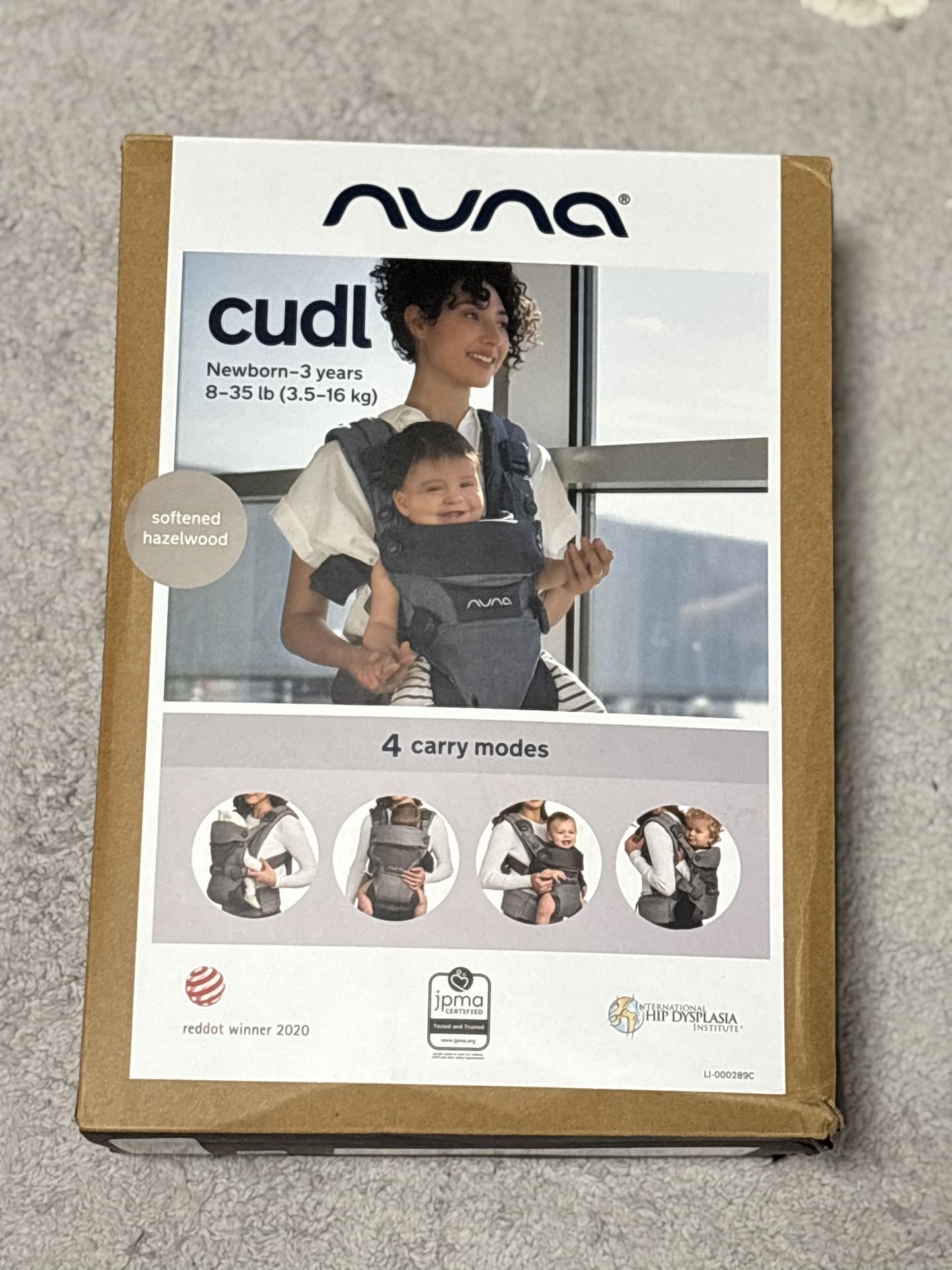 Nuna Cudl Baby carrier 