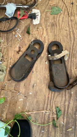 Cast iron Billiard shoe weights, exercise boots