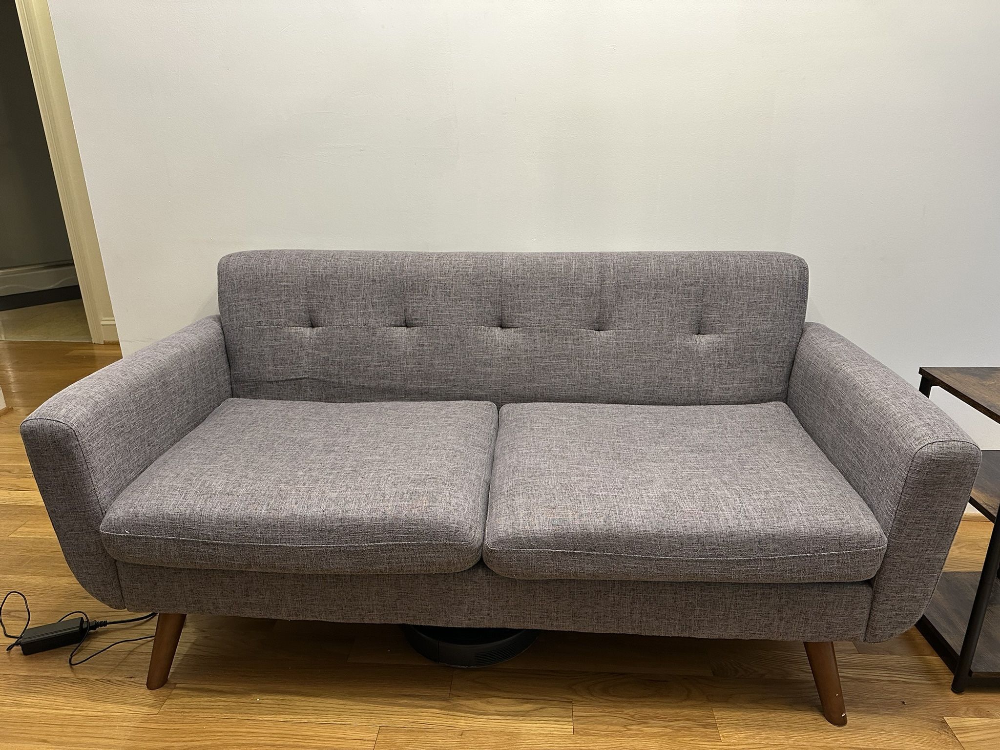 Gray Fabric Sofa