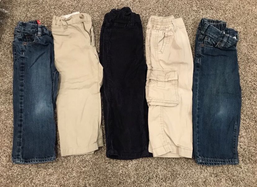 Toddler Boys 2T bottoms lot