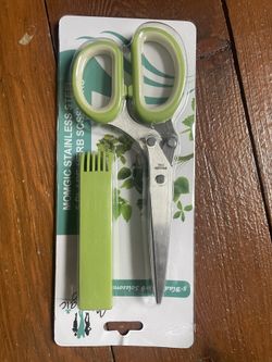 Gala Kitchenwares 5 Blade Stainless Steel Herb Scissors New in Package