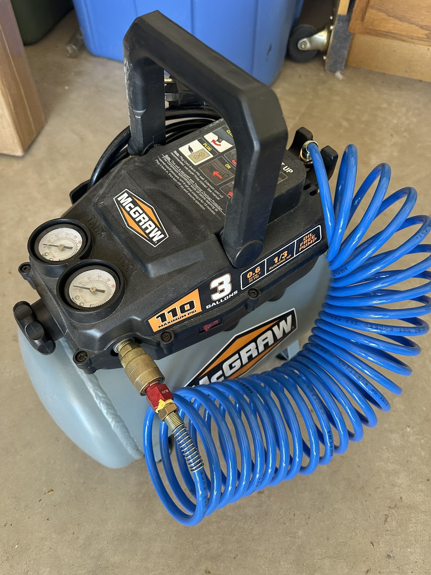 McGraw 3 Gallon Air Compressor