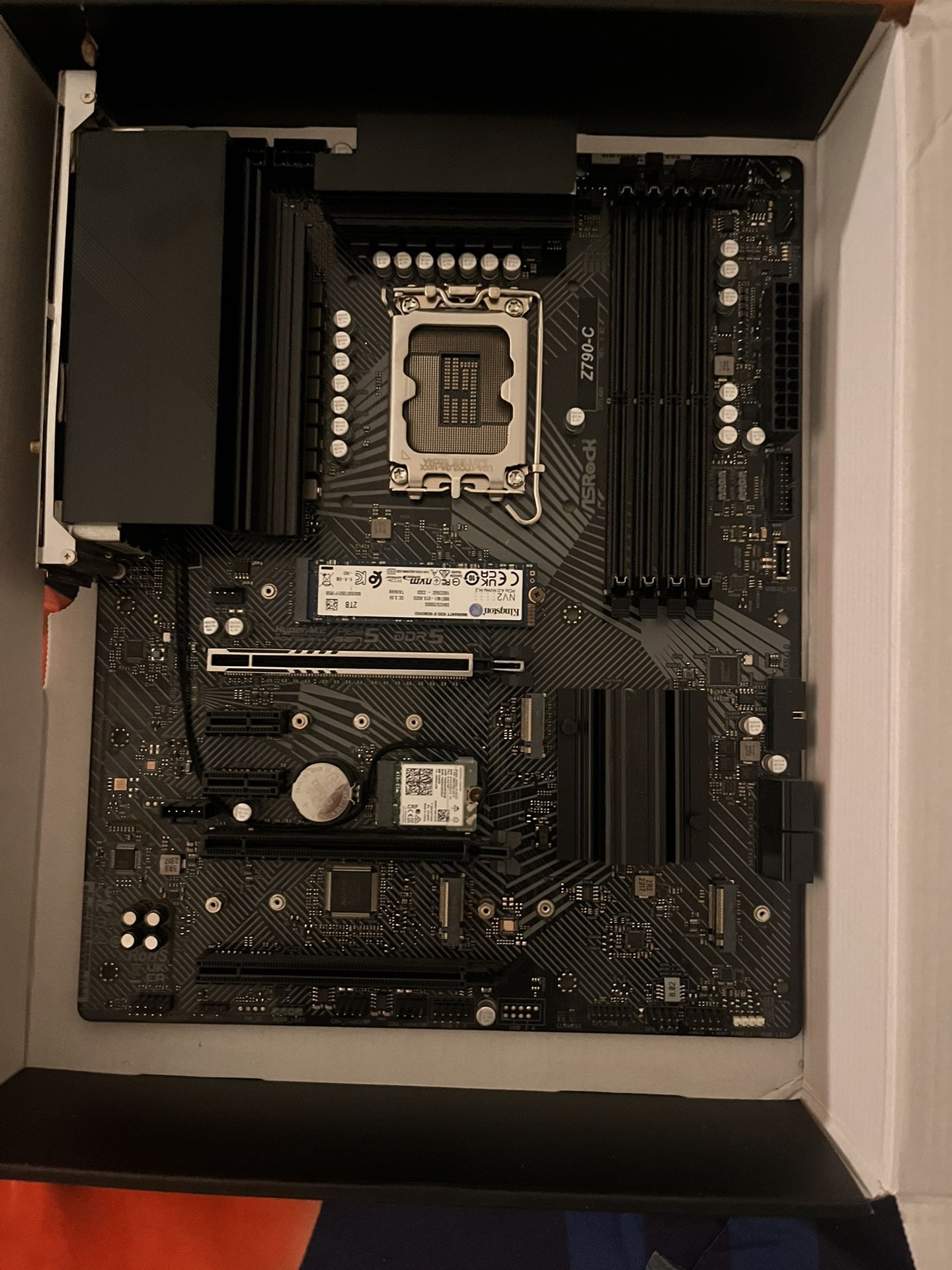 Selling Asrock Z790-c And Ssd