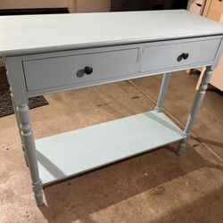 Light Blue Console Table – Cute & Sturdy