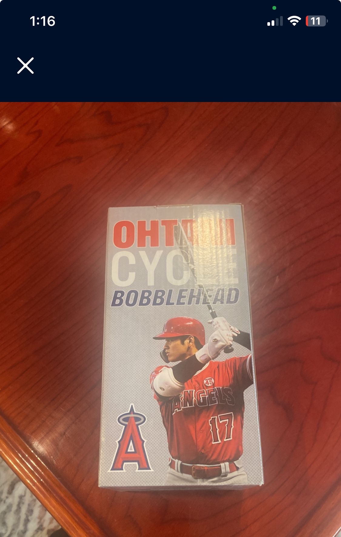 Ohtani Cycle Bobblehead Brand New