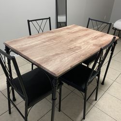 Dining table with 4 chairs