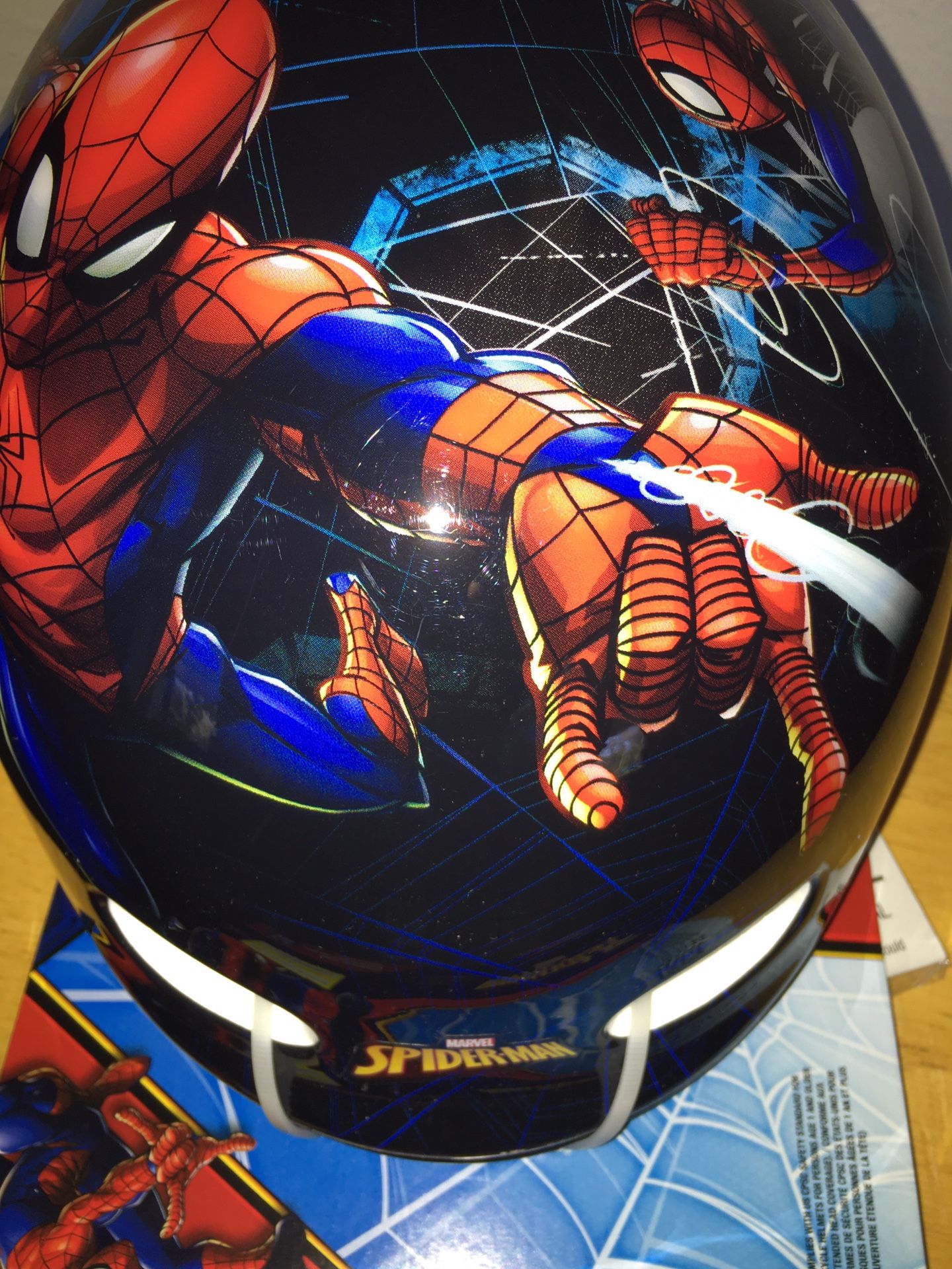 Brand New Spidey Eyes Toddler Bike Helmet Age 3-5