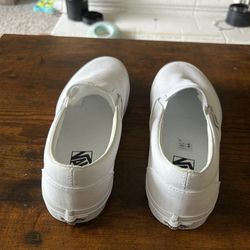 White Van Slip Ons