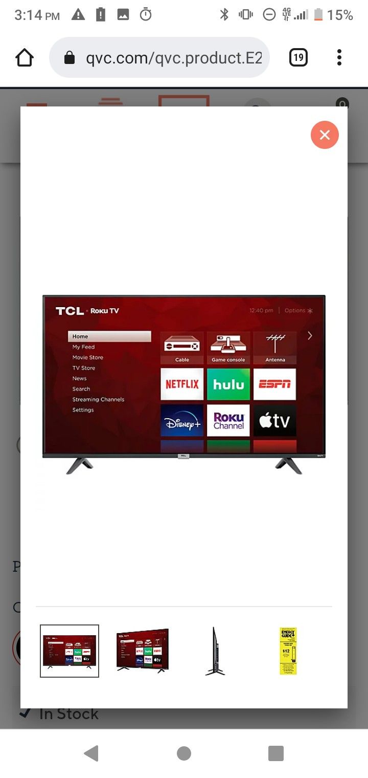 TCL SMART ROKU TELEVISION