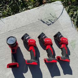 M18 18-Volt Lithium-Ion Cordless 100 Lumens LED Flashlight (Tool-Only) ($25 Each)