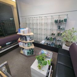 Glass Shelving Unit