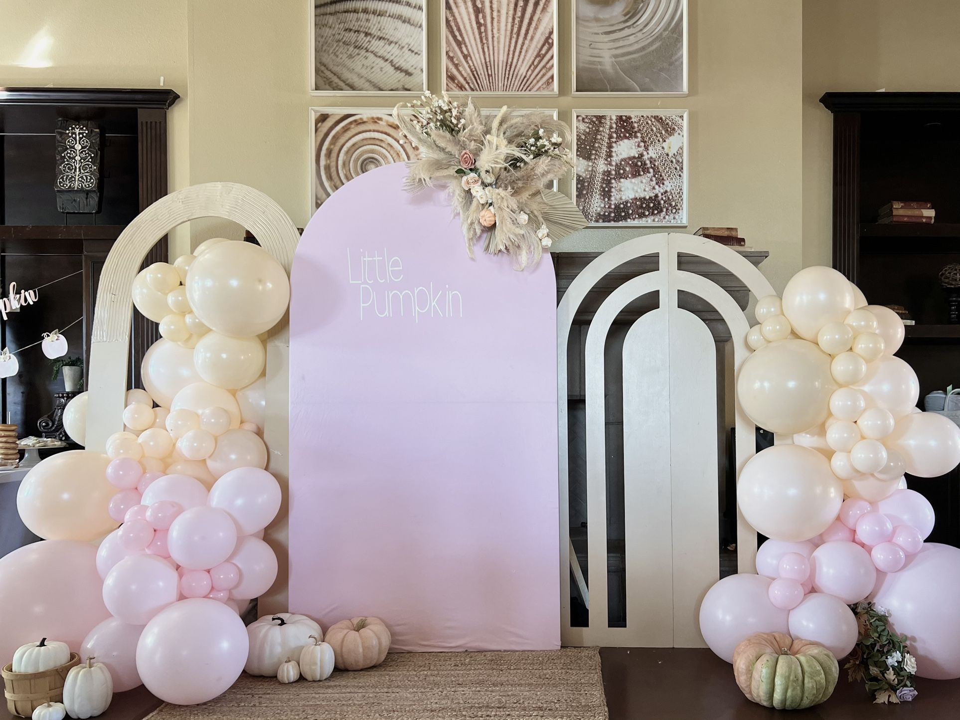Fall/Boho Party Decor And Backdrop