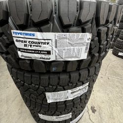 TOYO OPEN COUNTRY R/T PRO 35x12.50R18 LT TIRES!!!!!