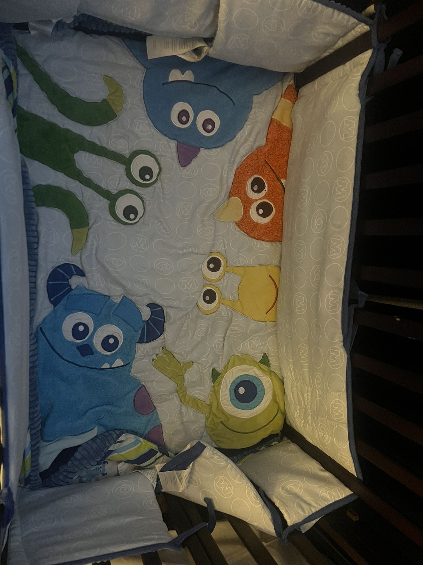 Monsters Inc Baby Crib Set
