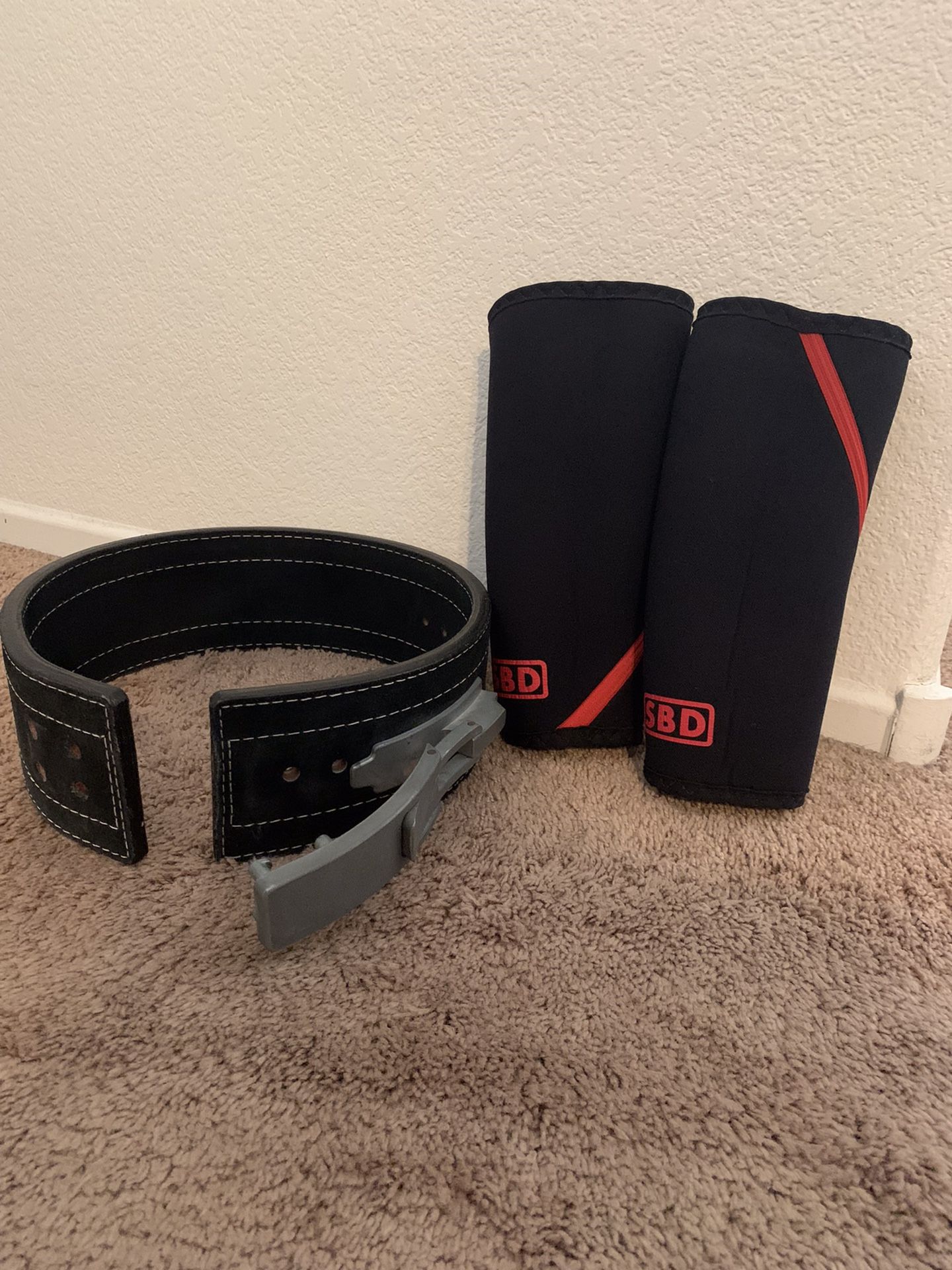 Inzer Lever Belt and SBD Knee Sleeves